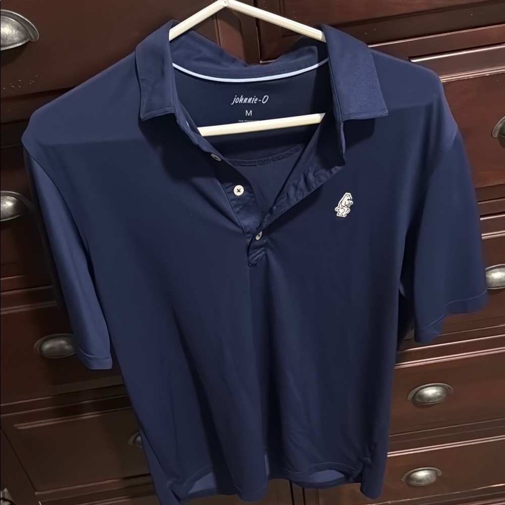 johnnie-O Men's Chicago Cubs Navy Blue Polo Shirt